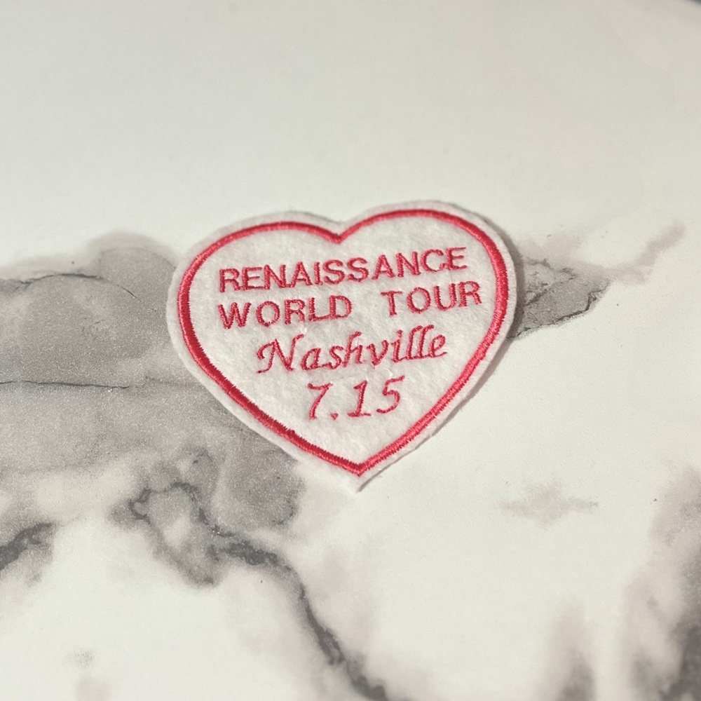 Beyoncé renaissance tour IRON ON or GLUE ON embroidered PATCH